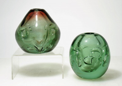 Image for Lot Dominick Labino - Two Bud Vases