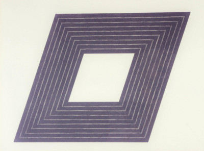 Frank Stella - Carl Andre, Purple Series