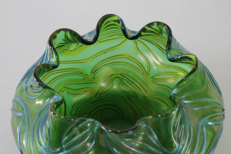 Two Loetz "Formosa" Iridescent Glass Vases