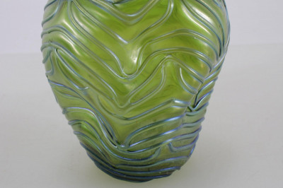 Two Loetz "Formosa" Iridescent Glass Vases