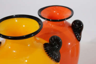 Four Loetz Tango Glass Vases