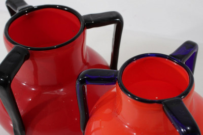 Three Loetz Tango Glass Vases