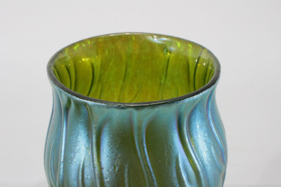 Two Loetz Iridescent Glass Vases