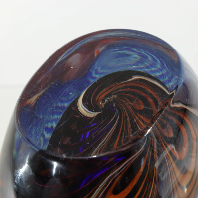Lino Tagliapietra Style Swirl Glass Vase