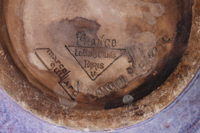 Marcel Guillard Ceramic Vase, C. Lefevre