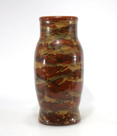 Image for Lot Peters & Reed Marbleized Pottery Vase, E. 20th C.