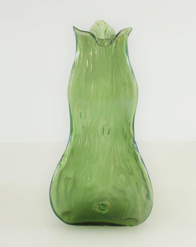 Loetz - Green Iridescent Glass Vase