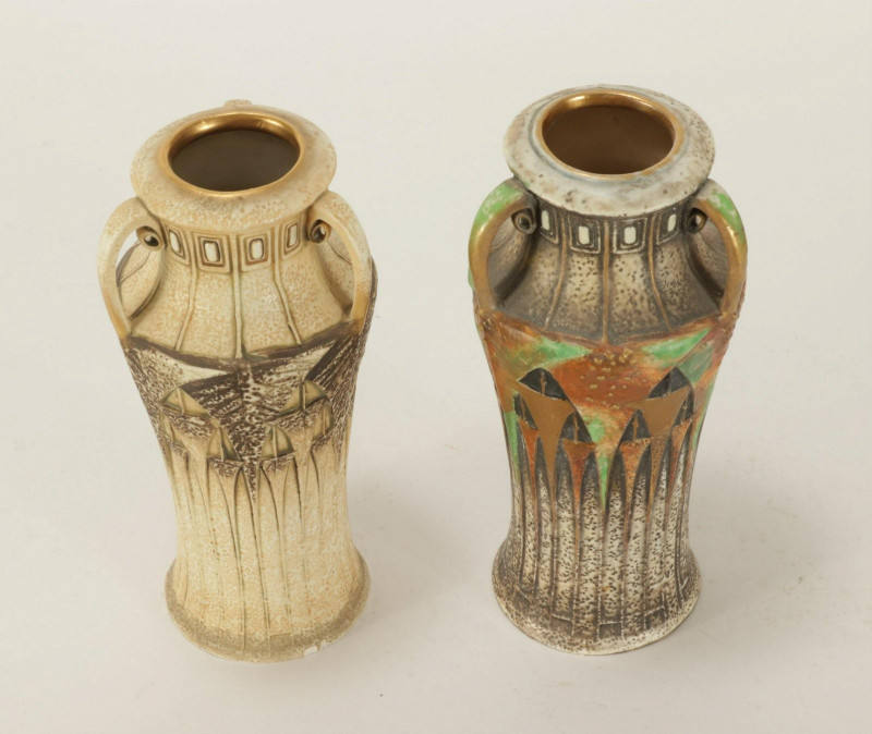 Ernst Wahliss - Matched Pair Amphora Vases