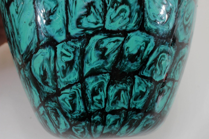 Vittorio Ferro - Malachite Glass Vase