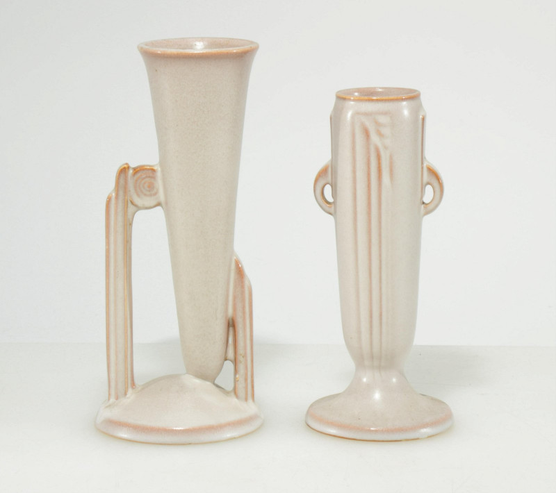 Roseville - Four Bud Vases & Centerpiece