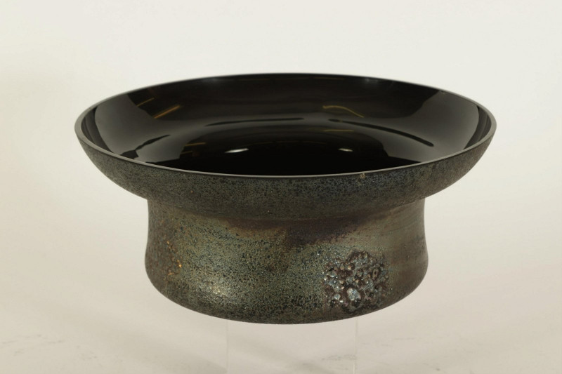 Attr. Ermano Nason Cendese Scavo Glass Bowl, 1950