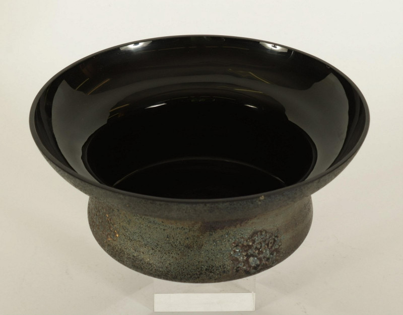 Attr. Ermano Nason Cendese Scavo Glass Bowl, 1950