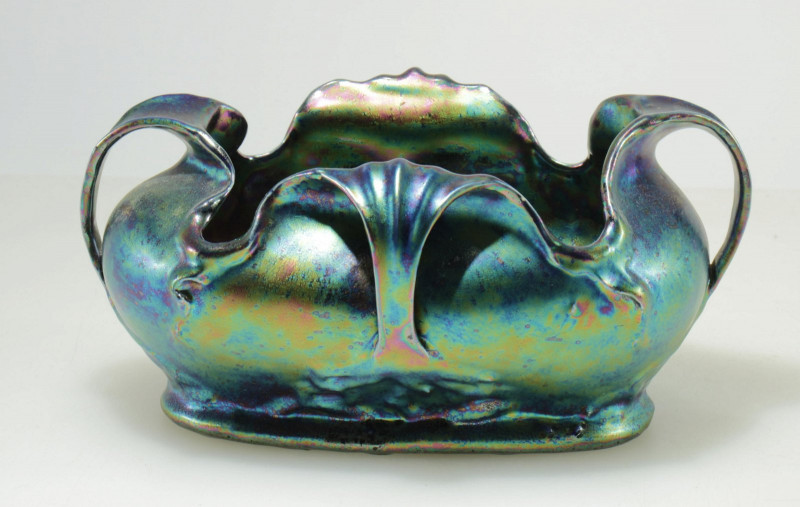 Heliosine Austrian Iridescent Pottery Bowl