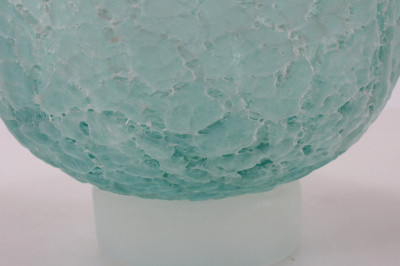 Cendese - Green Scavo Glass Bowl, c.1970