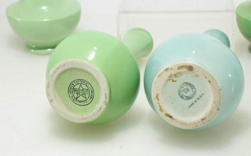 Trenton Pottery - 10 Vases