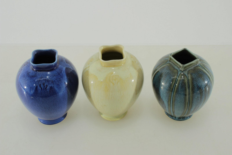 Group of Carillon Pottery Vases & Covered Jars