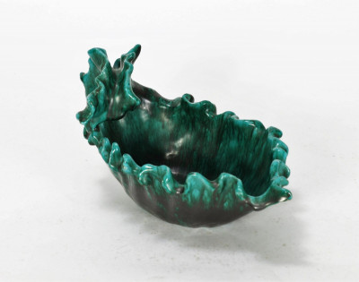 Image for Lot Marcello Fantoni - Pottery Leaf Bowl