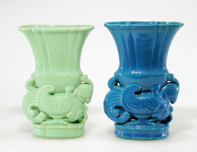 Image for Lot R. Guy Cowan - 2 Pottery Vases