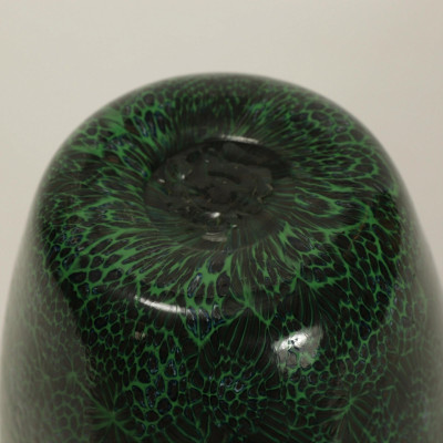 Attr. Vittorio Ferro - Green Glass Vase
