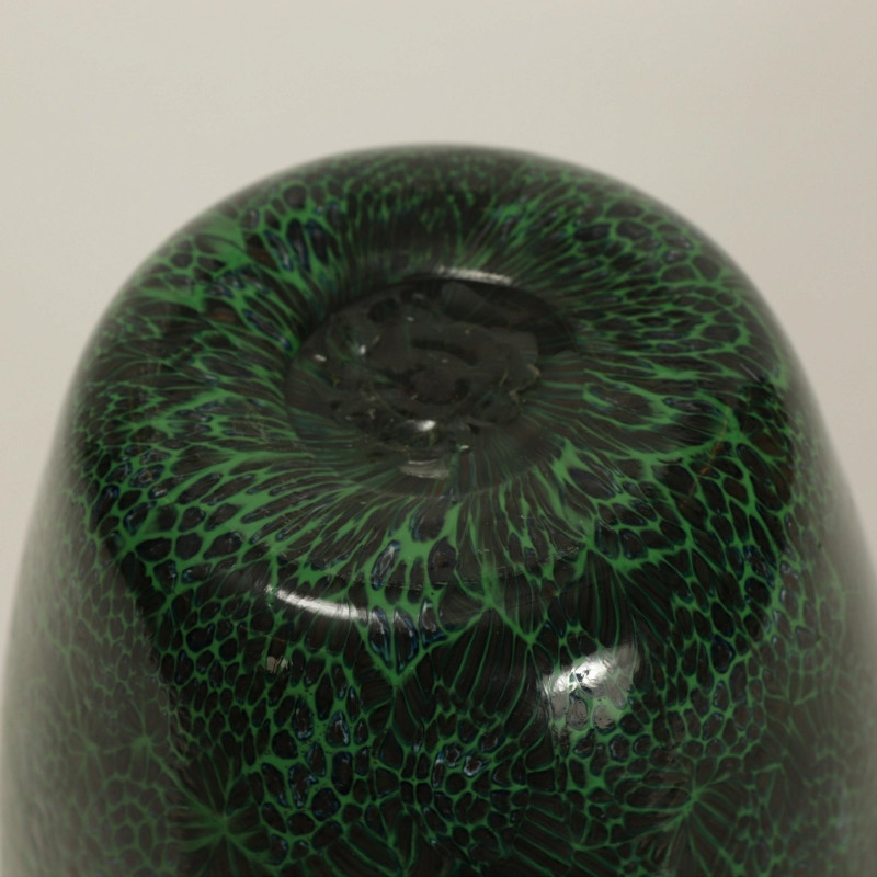 Attr. Vittorio Ferro - Green Glass Vase