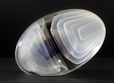 Image for Lot Attr. Romano Dona Cendese Glass Sculpture