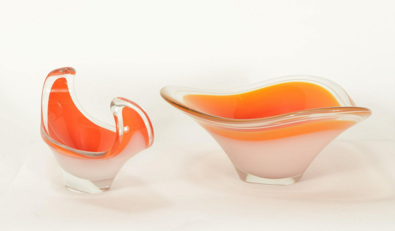 Paul Kedelv for Flygsfors - Coquille Glass Vessels