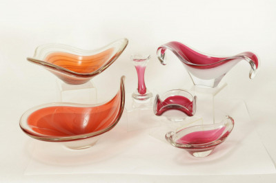 Paul Kedelv for Flygsfors - Coquille Glass