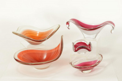 Paul Kedelv for Flygsfors - Coquille Glass