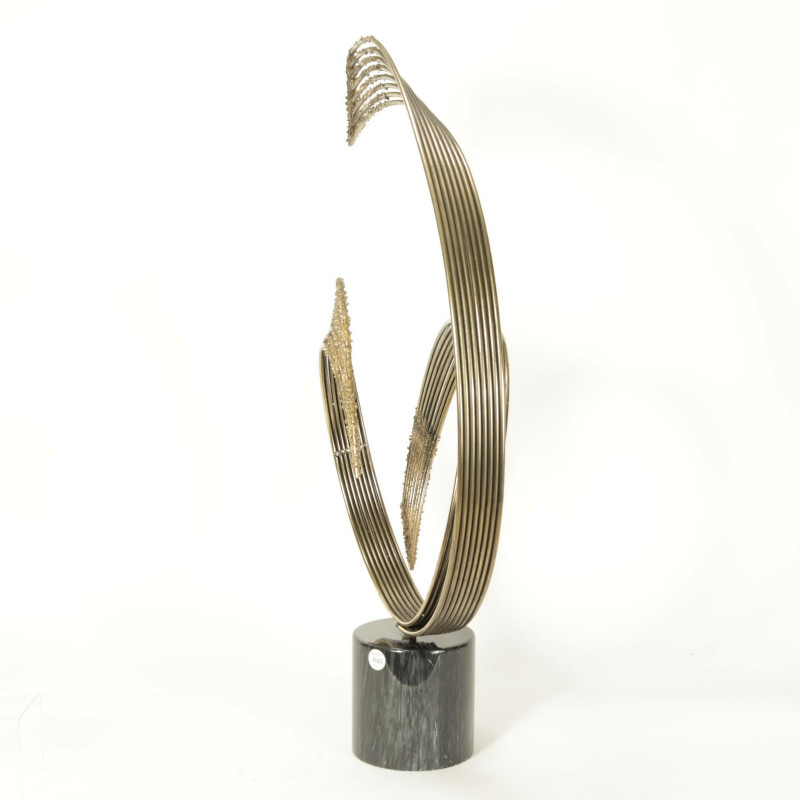 Curtis Jere Gilt Brass Sculpture