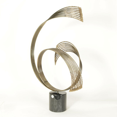 Curtis Jere Gilt Brass Sculpture