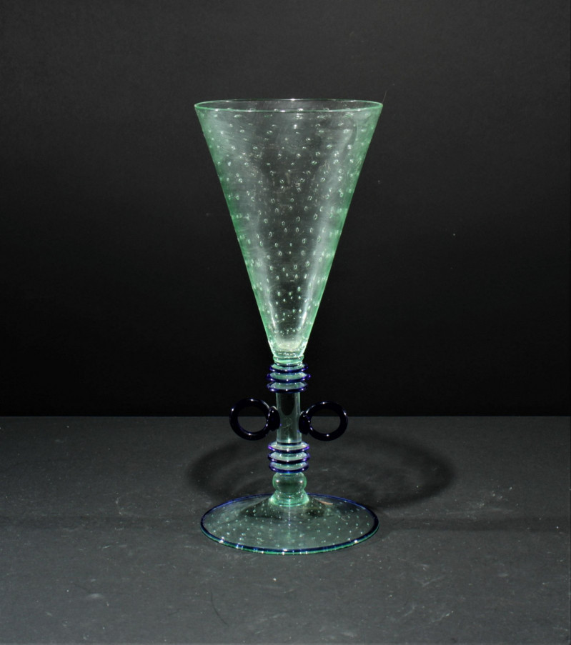 Umberto Bellotto, Pauly & Co. - Cobalt, Green Vase