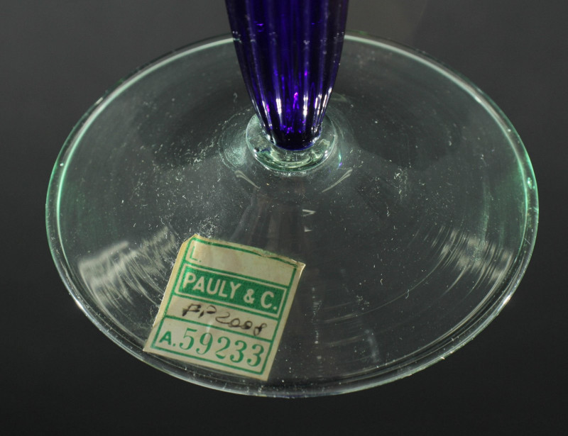 Vittorio Zecchin - Cobalt & Green Glass Vase, 1930