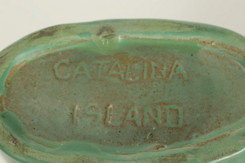 Pair Catalina Island Pottery Flasks, Salt & Pepper