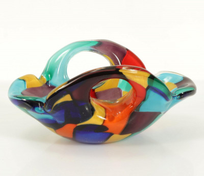 Image for Lot AVEM Murano Glass Bowl