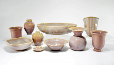 Group of Carillon Ware Pottery