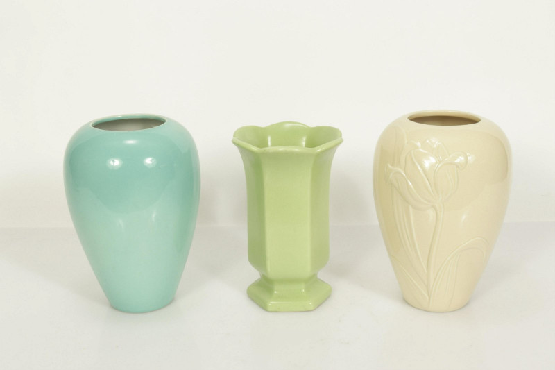 Group Of Trenton Art Pottery Vases & Bowls