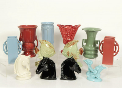 Group of American Pottery & Decor