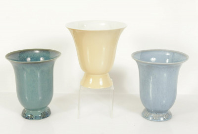 Attr. Vally Weistlthier - Pottery Vases and Tray