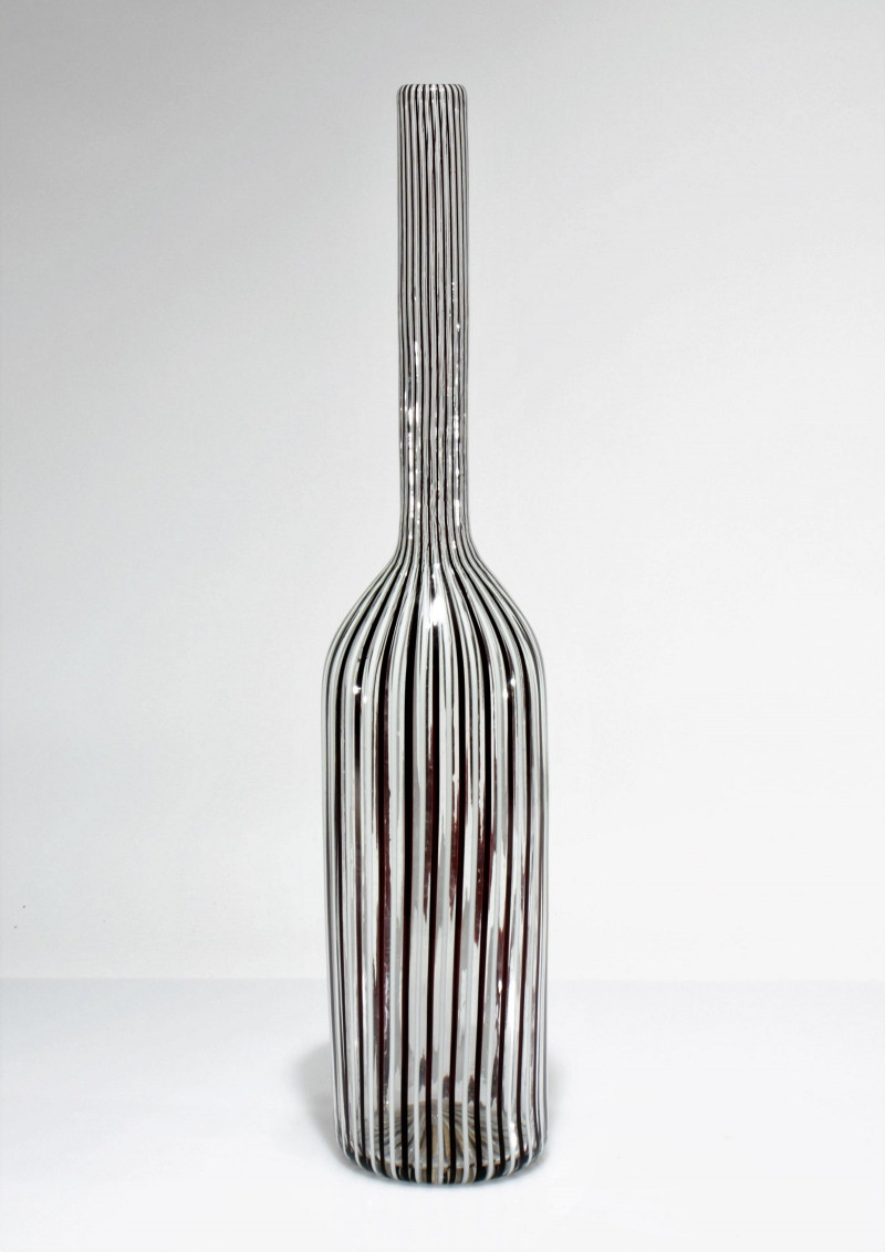 Paolo Venini - A Canne Glass Bottle