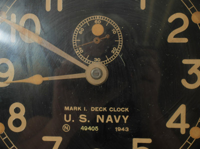 WWII US Navy Ships Clock