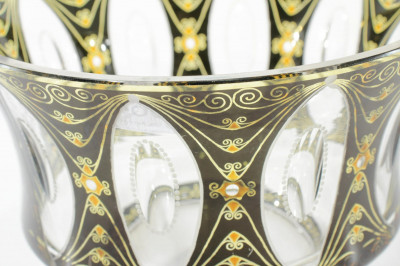 Adolf Beckert - Enameled Glass Bowl