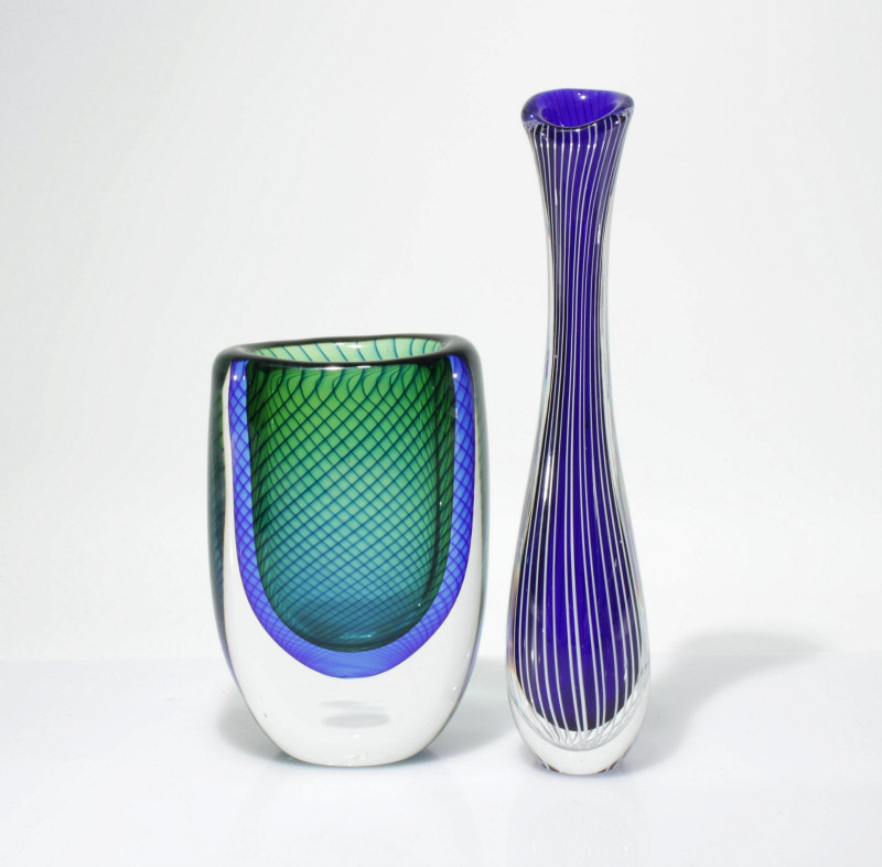 Vicke Lindstrand - Group of Art Glass