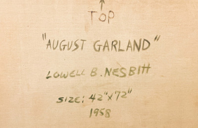 Lowell Nesbitt - August Garland