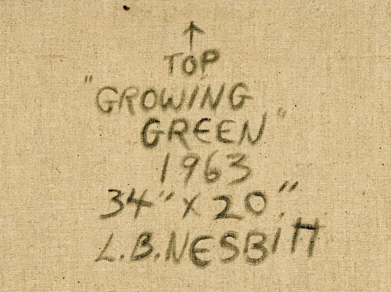 Lowell Nesbitt - Growing Green