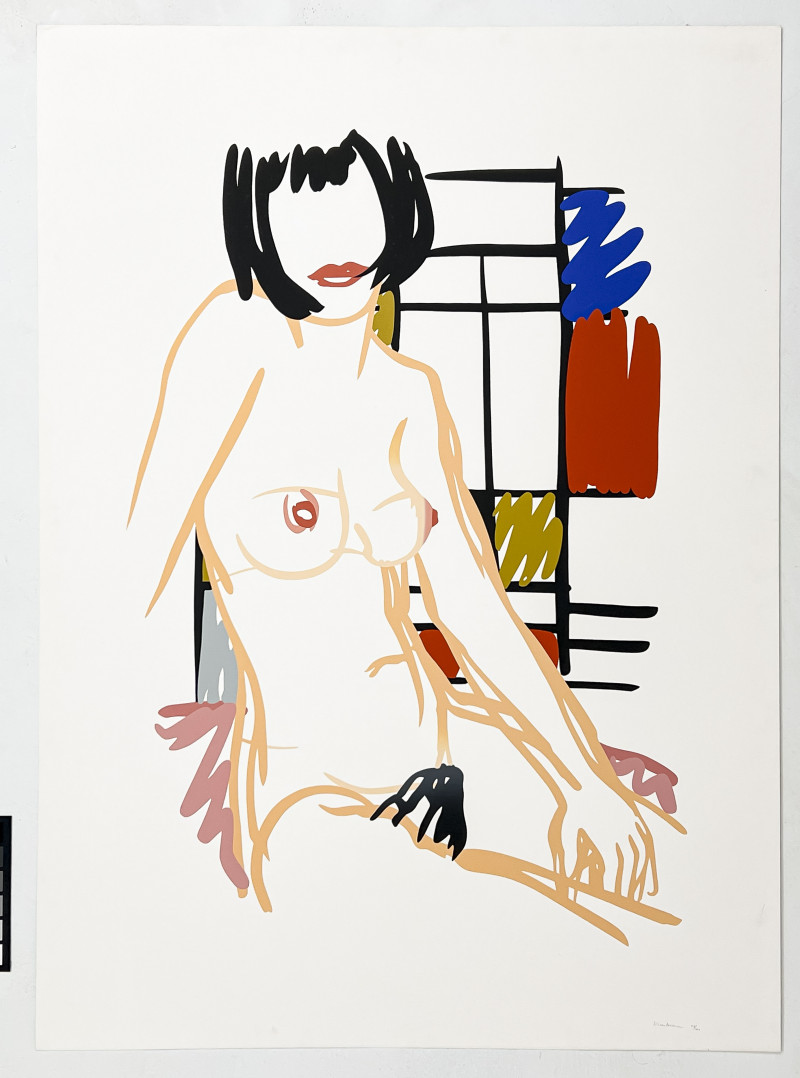 Tom Wesselmann - Monica Sitting with Mondrian