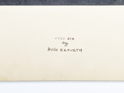 Hugo Erfurth - Portrait of Otto Dix with Flower
