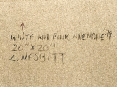 Lowell Nesbitt - White and Pink Anemone