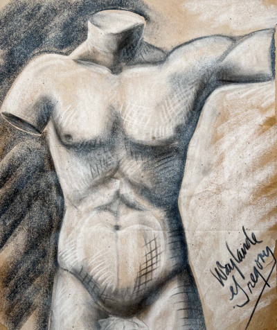 Image for Lot Waylande Gregory - Untitled (Study of Male Torso)