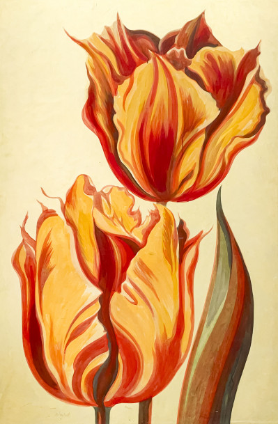 Lowell Nesbitt - Untitled (Tulips)