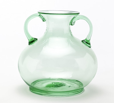 Image for Lot Vittorio Zecchin - Green Soffiato Vase